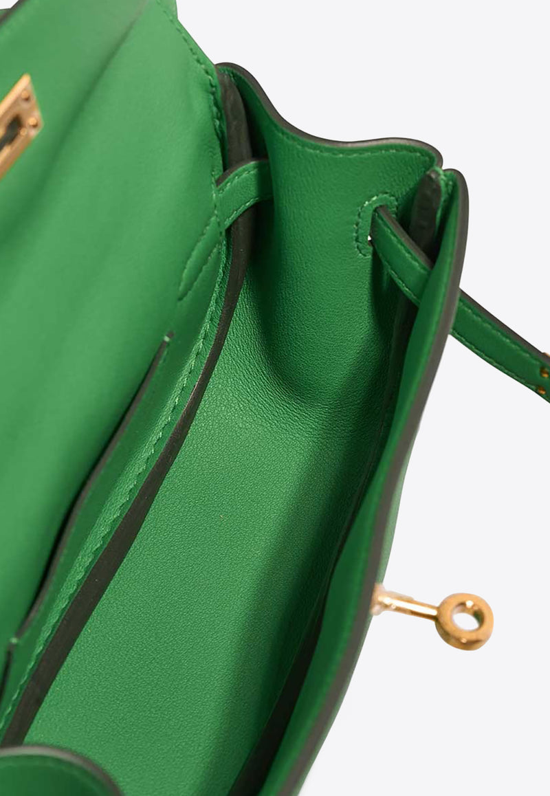 Kelly Moove in Vert Yucca Swift Leather with Gold Hardware