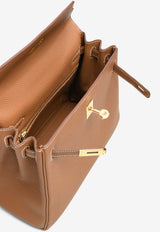 Kelly Retourne 25 in Gold Togo with Gold Hardware