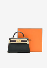 Mini Kelly HSS 20 Verso in Black Epsom with Gold Hardware