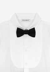Dolce & Gabbana Kids Baby Boys Logo-Embossed Tuxedo Onesie L11O86 G7K7M S9000