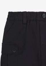 Dolce & Gabbana Kids Baby Boys Logo Shorts L13Q73 FUFL3 B3681 Blue