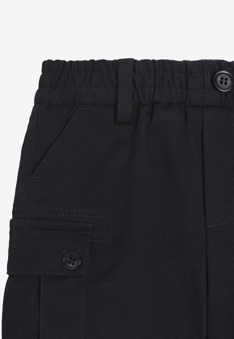 Dolce & Gabbana Kids Baby Boys Logo Shorts L13Q73 FUFL3 B3681 Blue