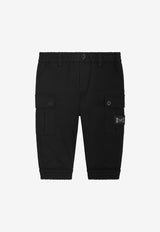 Dolce & Gabbana Kids Baby Boys Gabardine Cargo Pants Black L14P81 FUFL3 N0000