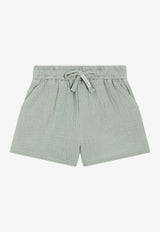 Dolce & Gabbana Kids Baby Boys DG Logo Gauze Bermuda Shorts Green L14Q07 FU5YU V3732