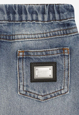 Dolce & Gabbana Kids Baby Boys Denim Bermuda Shorts Denim L14Q17 LDD83 S9000
