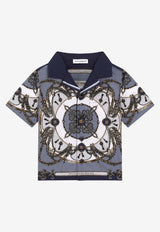 Dolce & Gabbana Kids Baby Boys Cargo Print Shirt Multicolor L14S82 FI5NQ HT5XB