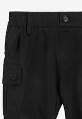 Dolce & Gabbana Kids Baby Boys Cargo Pants Black L15P22 FUFJH N0000