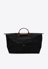 Longchamp Medium Le Pliage Travel Tote Bag Black L1625089/O_LONG-001