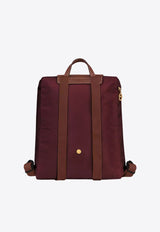 Longchamp Medium Le Pliage Original Canvas Backpack Burgundy L1699089/P_LONG-P87