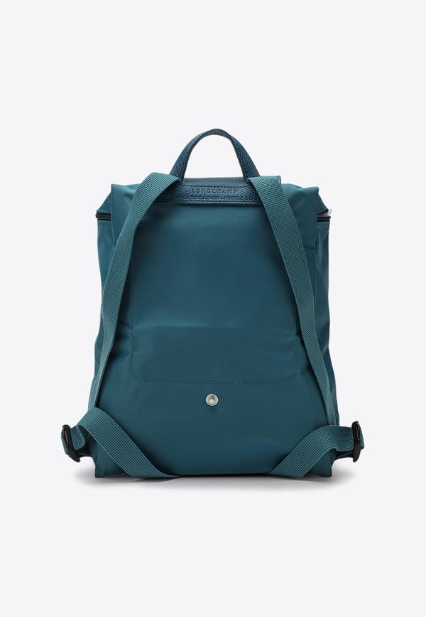 Longchamp Medium Le Pliage Backpack Teal L1699919/P_LONG-P89