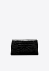 Tom Ford Nobile Croc-Embossed Leather Clutch L1736-LCL395X 1N001