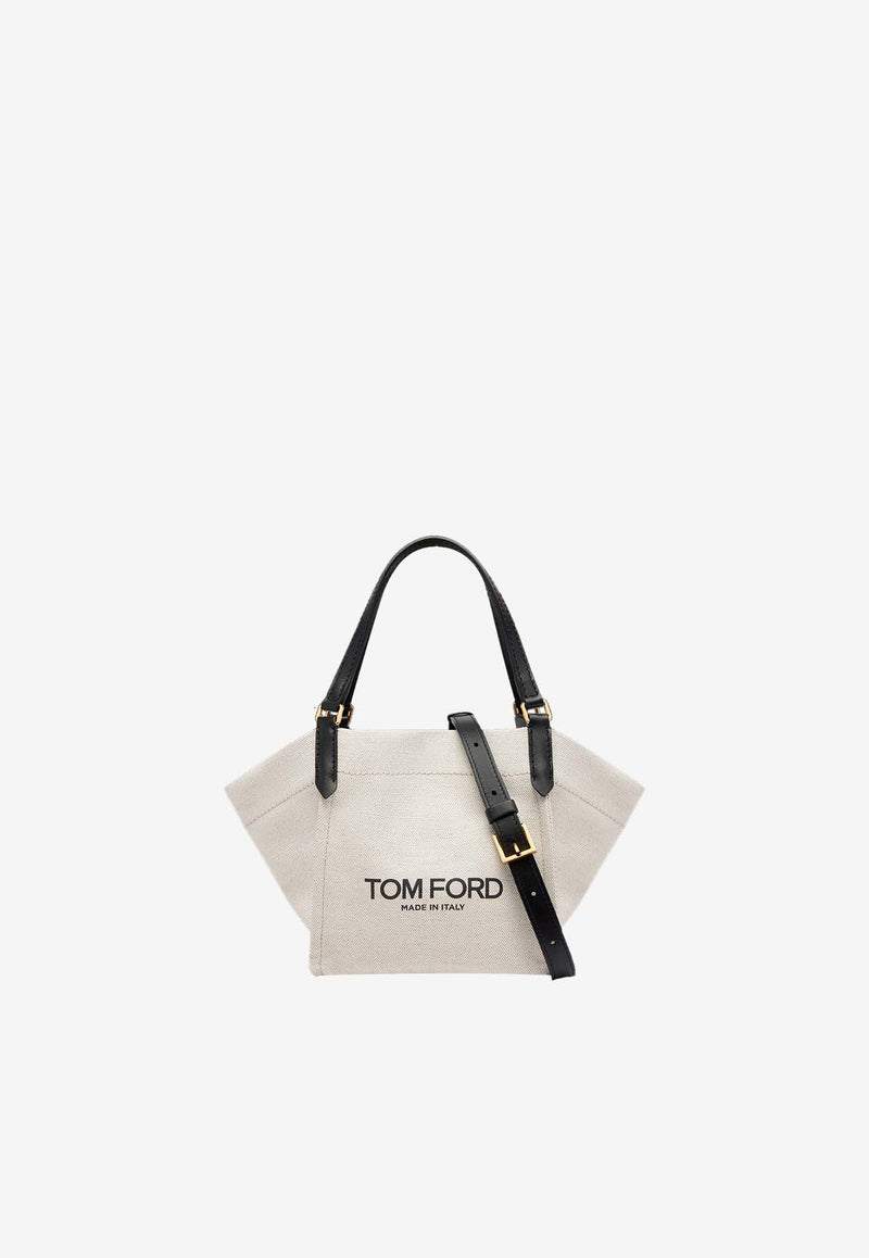 Tom Ford Small Amalfie Logo-Printed Tote Bag L1775-ICN006G 3JN05