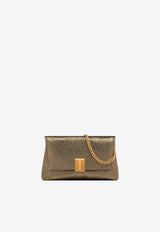 Tom Ford Mini Nobile Metallic Clutch Bag Gold L1886-TSY054X 1Y014