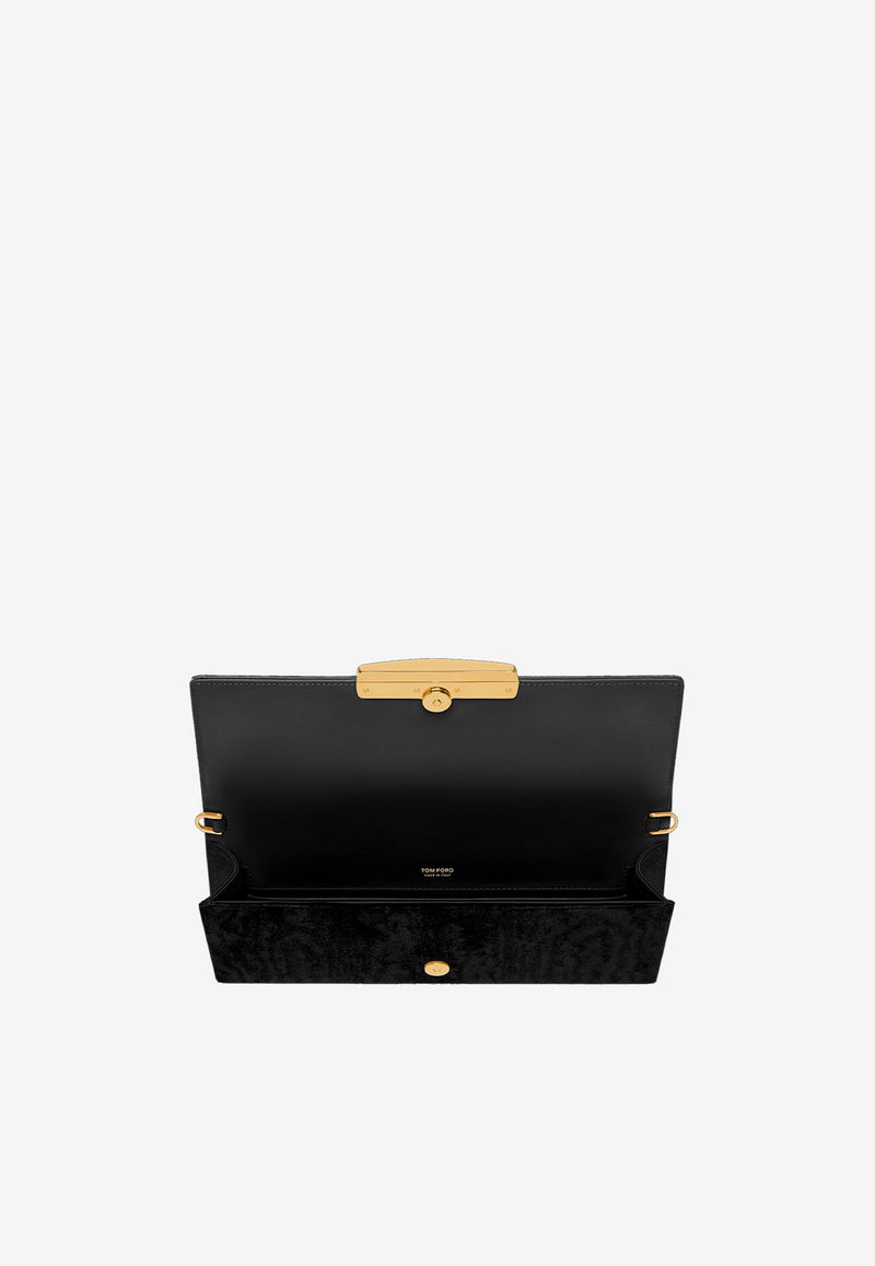 Tom Ford Moire Velvet Bar Clutch L1888-TSY055X 1N001