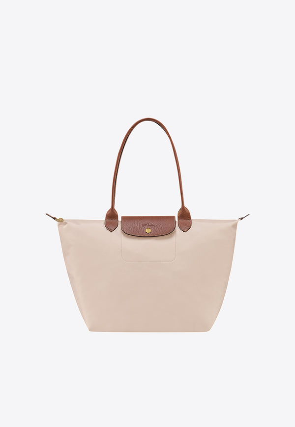 Longchamp Large Le Pliage Tote Bag Cream L1899089/Q_LONG-P71