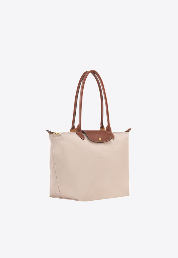 Longchamp Large Le Pliage Tote Bag Cream L1899089/Q_LONG-P71