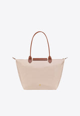 Longchamp Large Le Pliage Tote Bag Cream L1899089/Q_LONG-P71