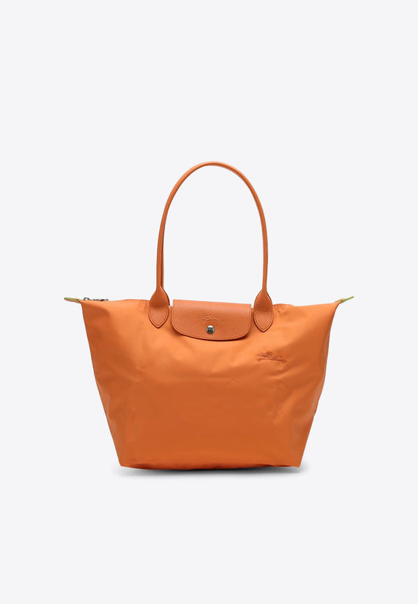 Longchamp Large Le Pliage Green Canvas Tote Bag Orange L1899919/P_LONG-P54