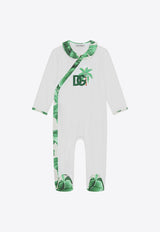 Dolce & Gabbana Kids Baby Boys Banana Tree Print 3-Piece Gift Set L1JO6R G7K8M S9000 White