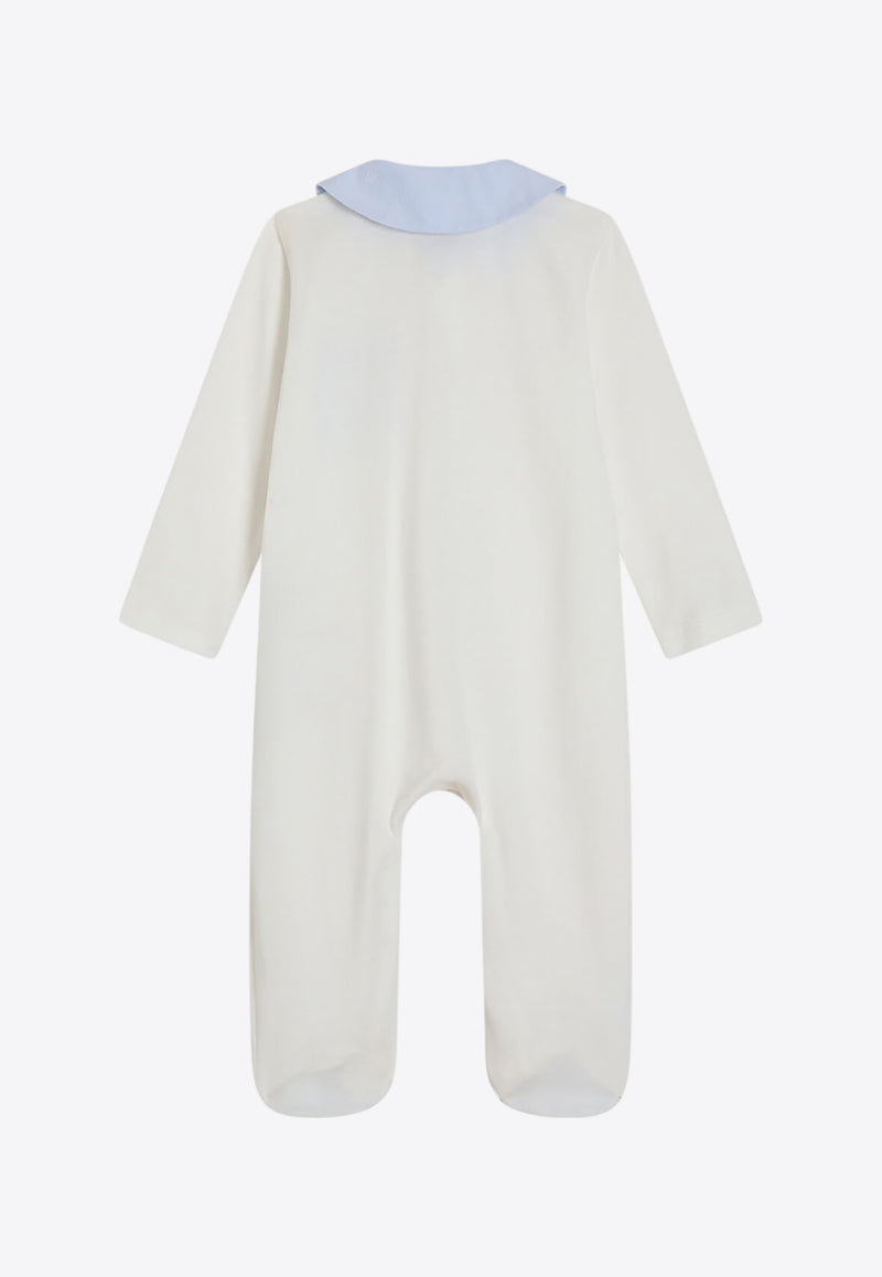 Dolce & Gabbana Kids Baby DG Logo Gift Set - Set of 3 L1JOAA G7N9U S9000 White