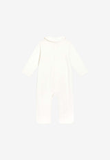 Dolce & Gabbana Kids Babies Piqué and Interlock Onesie Gift Set - Set of 3 White L1JOAR G7O3Z S9000