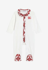 Dolce & Gabbana Kids Baby Boys Majolica Print Onesie Gift Set - Set of 3 White L1JOCN G7P5B W0111
