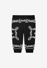 Dolce & Gabbana Kids Baby Boys Bandanna Print Pants Black L1JPIB II7FQ HN9RA