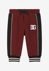 Dolce & Gabbana Kids Baby Boys Colorblocked Track Pants Red L1JPJB G7PUT S9000