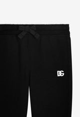 Dolce & Gabbana Kids Baby DG Logo Pants L1JPKK G7O6N N0000 Black