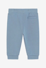 Dolce & Gabbana Kids Baby Boys Leopard and DG Logo Track Pants Blue L1JPLA G7PNF B0112