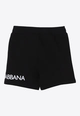 Dolce & Gabbana Kids Baby Boys Logo Shorts L1JQR9 G7KU9 N0000 Black