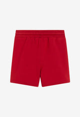 Dolce & Gabbana Kids Baby Boys Logo Fleece Bermuda Shorts Red L1JQS2 G7P4X R2254
