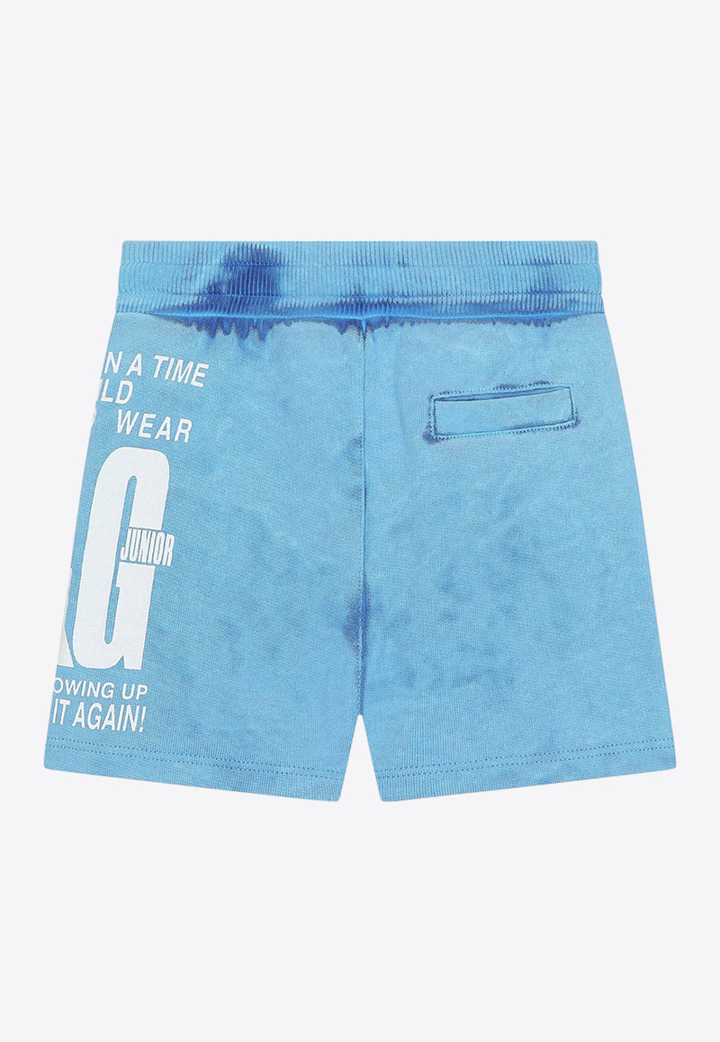 Dolce & Gabbana Kids Baby Boys Logo Shorts L1JQS9 G7L6O S9000 Blue