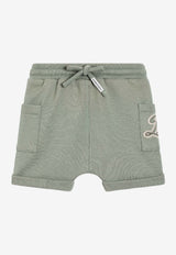 Dolce & Gabbana Kids Baby Boys DG Logo Shorts Green L1JQXC G7PRP V3732