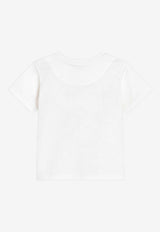 Dolce & Gabbana Kids Baby Boys Leopard Print and DG Logo T-shirt White L1JT7W G7PNH W0111