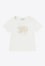 Dolce & Gabbana Kids Baby Boys Watercolor-Effect DG Logo T-shirt White L1JT7W G7O1X W0111