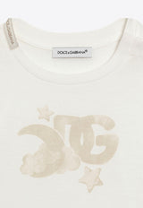 Dolce & Gabbana Kids Baby Boys Watercolor-Effect DG Logo T-shirt White L1JT7W G7O1X W0111