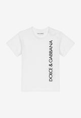 Dolce & Gabbana Kids Baby Boys Logo Print T-shirt L1JTEY G7K0M W0800 White