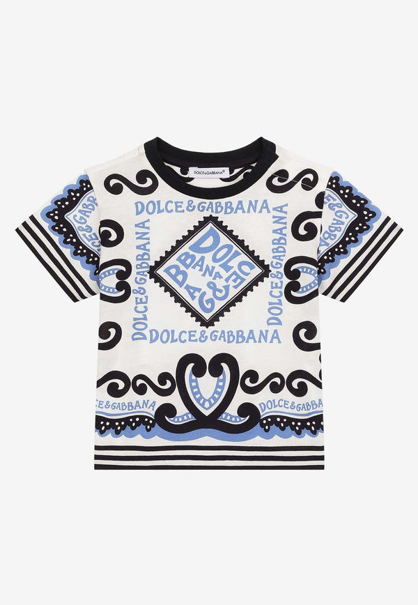 Dolce & Gabbana Kids Baby Boys Marina-Printed T-shirt L1JTEY G7L1B HC4XR