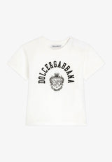Dolce & Gabbana Kids Baby Boys Crewneck Jersey T-shirt White L1JTEY G7PTO W0111