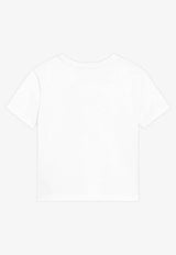 Dolce & Gabbana Kids Baby Boys Crewneck Jersey T-shirt White L1JTEY G7PTO W0111