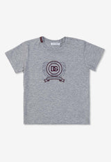 Dolce & Gabbana Kids Baby Boys DG Laurel T-shirt Gray L1JTEY G7PVA S8290