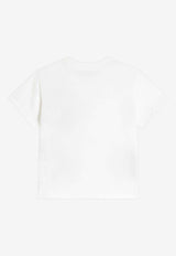 Dolce & Gabbana Kids Baby Boys DG Stamp Print T-shirt White L1JTEY G7PZC W0111