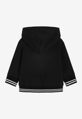 Dolce & Gabbana Kids Baby Boys Logo Print Zip-Up Sweatshirt Black L1JWIT G7PTH N0000