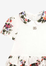 Dolce & Gabbana Kids Baby Girls Flower Bouquet-Print Romper Multicolor L21O9O G7PZM S9000