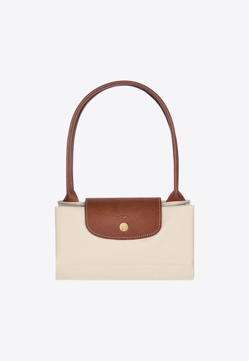 Longchamp Medium Le Pliage Tote Bag Cream L2605089/Q_LONG-P71