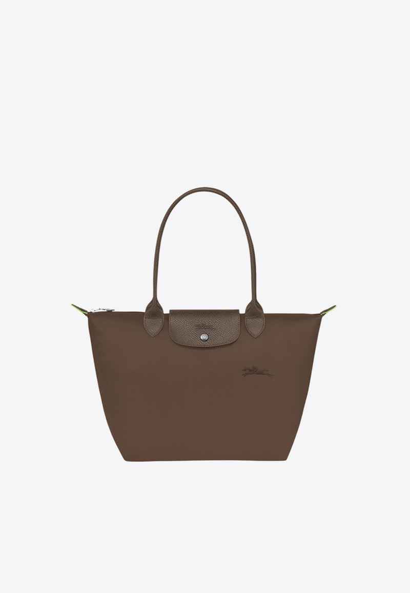 Longchamp Medium Le Pliage Canvas Tote Bag Brown L2605919/Q_LONG-813