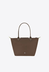 Longchamp Medium Le Pliage Canvas Tote Bag Brown L2605919/Q_LONG-813