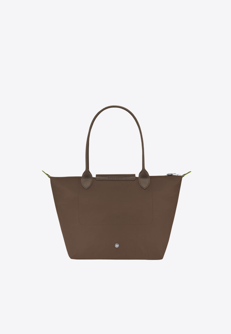 Longchamp Medium Le Pliage Canvas Tote Bag Brown L2605919/Q_LONG-813