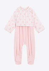 Dolce & Gabbana Kids Baby Girls Balloon Print Gift Set - Set of 2 Pink L2JO3M G7O1C S9000